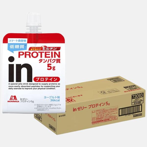 MORINAGA 森永製菓  inゼリー プロテイン5g ヨーグルト味 180g×36個
