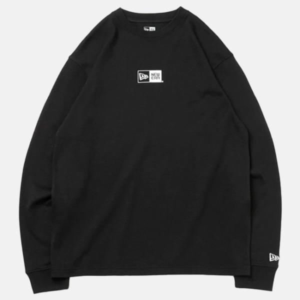 NEW ERA（ニューエラ）長袖 ウォーム Tシャツ Box Logo ボックスロゴ ブラック 13...