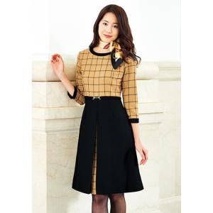 U-FACTORY(ユーファクトリー) 七分袖ワンピース A55530