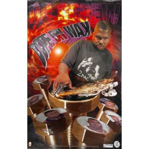 DJ Screw Dope On Wax 24X36 Official Pen&Pixel Poster*刻印ステッカー、直筆サイン付き