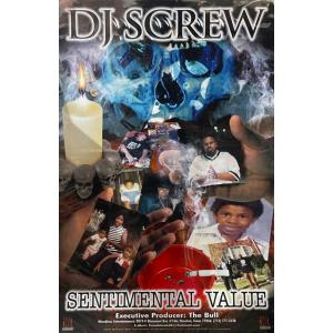DJ Screw Sentimental Value 24X36 Official Pen&Pixel Poster*刻印ステッカー、直筆サイン付き