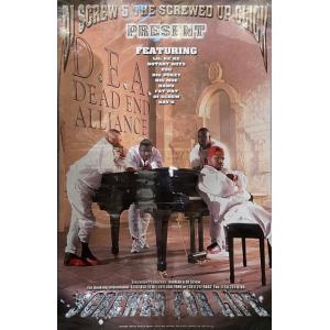 DJ Screw & The Screwed Up Click - D.E.A. 24X36 Official Pen&Pixel Poster*刻印ステッカー、直筆サイン付き