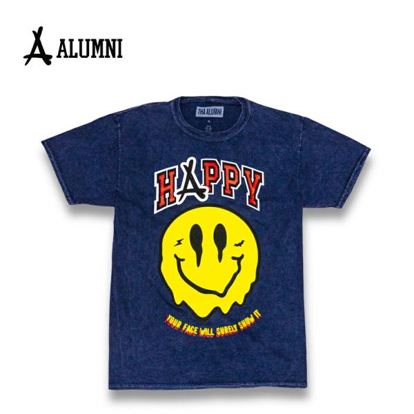 ALUMNIALUMNI CLOTHING アルムナイクロージング SMILEY ACID WASH...