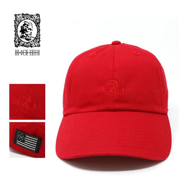 Black Zeus ブラックゼウス BZ Icon CAP Flag Red×Rouge ストラッ...