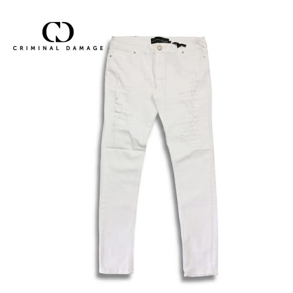 criminaldamge クリミナルダメージ CAMDEN JEAN デニムパンツ WHITE 3...