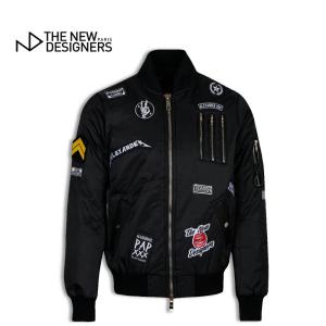 TheNewDesigners ザ ニュー デザイナーズ COOPER 601-cooper-1 BLACK ブラック ミリタリージャケット M/L/XL