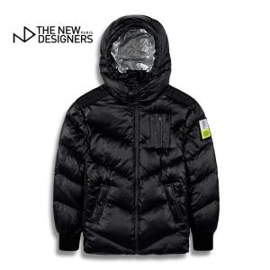 TheNewDesigners ザ ニュー デザイナーズ POPTON JACKET MW-602-AAP BLACK ダウンジャケット