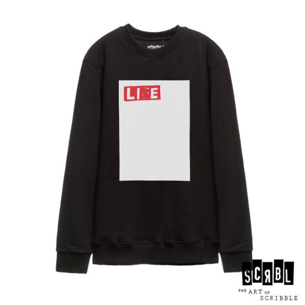 【ART OF SCRIBBLE/アート オブ スクリブル】LIE SWEAT SHIRT クルース...