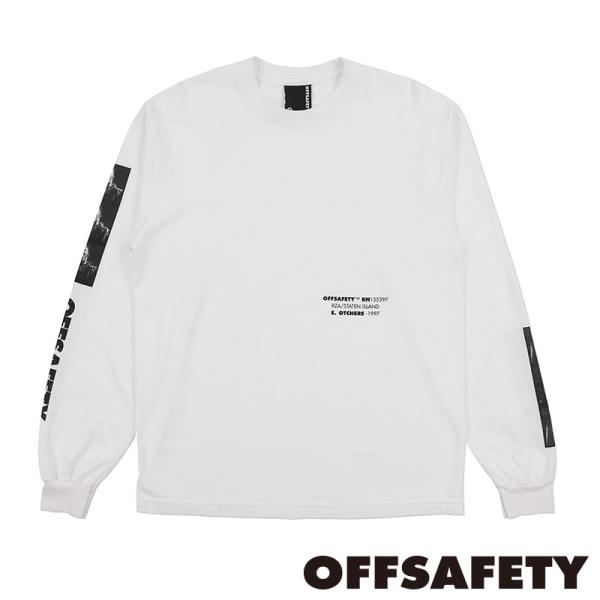【OFF SAFETY/オフセーフティー】TRANSFORM LS TEE 長袖Tシャツ / WHI...