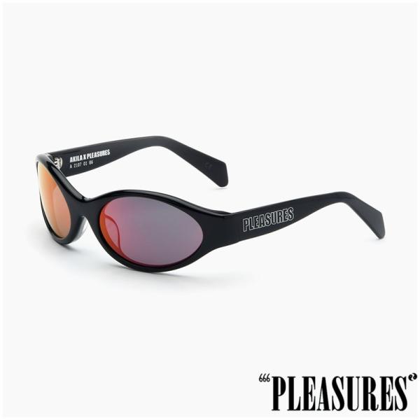 【PLEASURES/プレジャーズ】REFLEX SUNGLASSES サングラス / BLACK ...