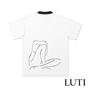 【LUTI/ルーシー】LONELY LOVER KNIT Tシャツ / WHITE ホワイト｜itempost