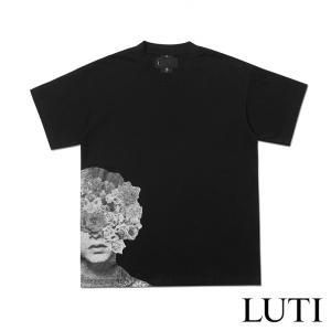 【LUTI/ルーシー】DIRTY THOUGHTS KNIT Tシャツ / BLACK ブラック｜itempost