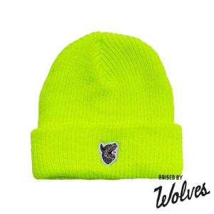 【RAISED BY WOLVES/レイズドバイウルブス】SOUVENIR WATCH CAP ニット帽 / HIGHLIGHTER｜itempost