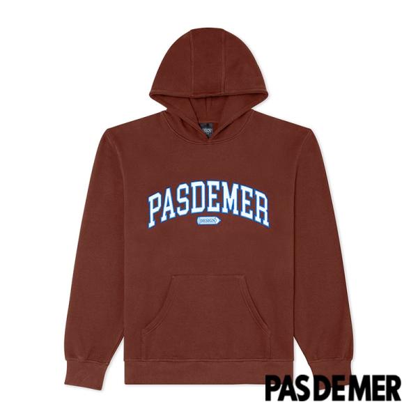 【PAS DE MER/パドゥメ】PASDEMER DESIGN HOODY パーカー / BROW...