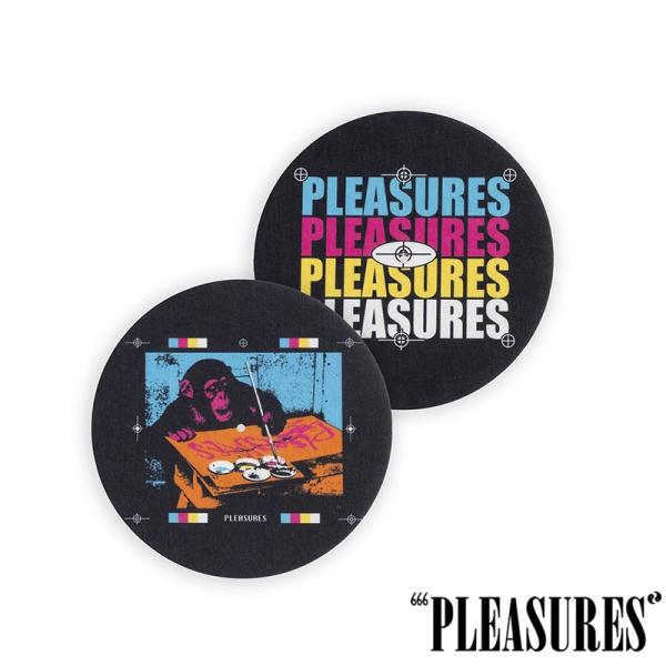【PLEASURES/プレジャーズ】CMYK SLIPMATS スリップマット / BLACK