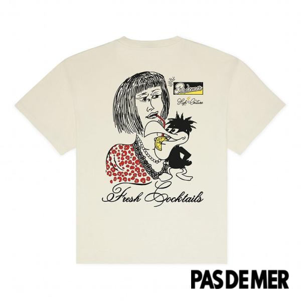 【PAS DE MER/パドゥメ】FRESH COCKTAILS TEE Tシャツ / CREAM