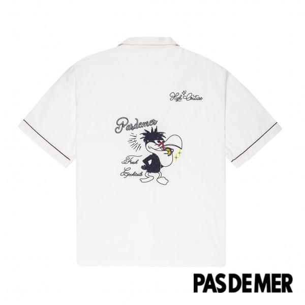 【PAS DE MER/パドゥメ】FRESH COCKTAILS SHIRT 半袖シャツ / NAT...