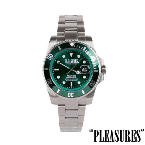 【PLEASURES/プレジャーズ】ANYTIME WATCH 腕時計 / GREEN