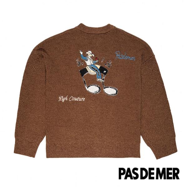 【PAS DE MER/パドゥメ】RODEO CARDIGAN カーディガン / BROWN
