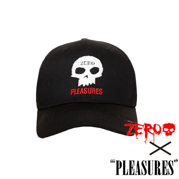 【PLEASURES/プレジャーズ×ZERO SKATEBOARDS】SKULL DAD CAP キ...
