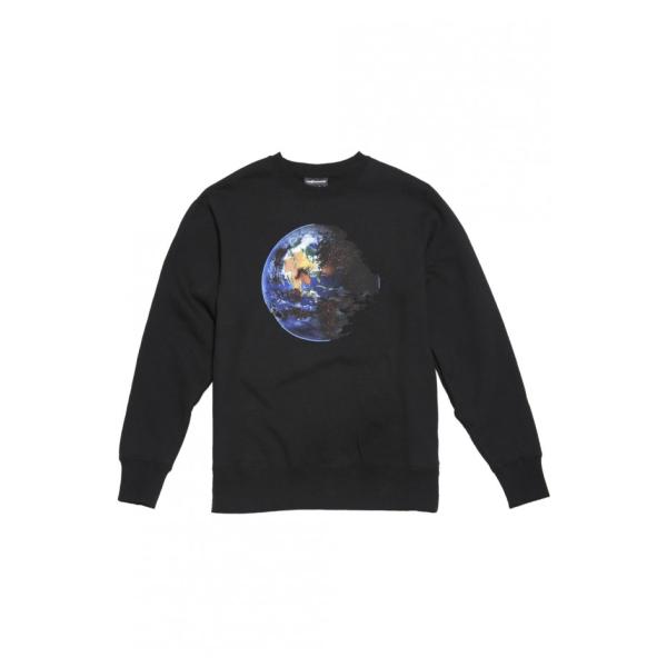 【THE HUNDREDS/ザ・ハンドレッツ】EARTH STAR CREWNECK / BLACK...