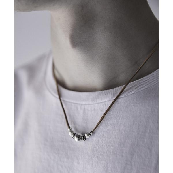 【SENTI】【IROQUOISイロコイ】NO,4025　SILVER BEADS CHOKER（2...