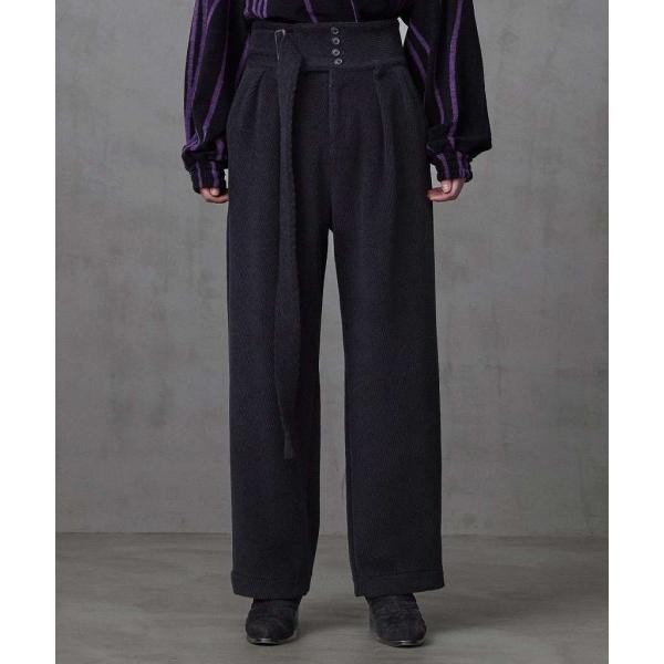 ■【SHAREEF / シャリーフ】ANGORA MELTON WIDE PANTS/2371201...