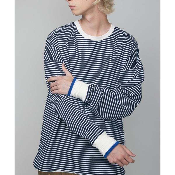 【rehacerレアセル】Open-end Joint Rib border L/S CS（0123...