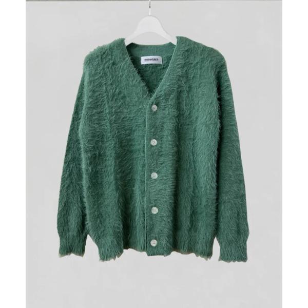 【DISCOVEREDディスカバード】LONG PILE KNIT CARDIGAN(2色)（DC-...