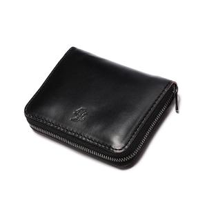 【MR.OLIVEミスターオリーブ】 HORWEEN CHROMEXCEL LEATHER / COMPACT ZIP WALLET（me123ｈ）(ブラック)｜itempost