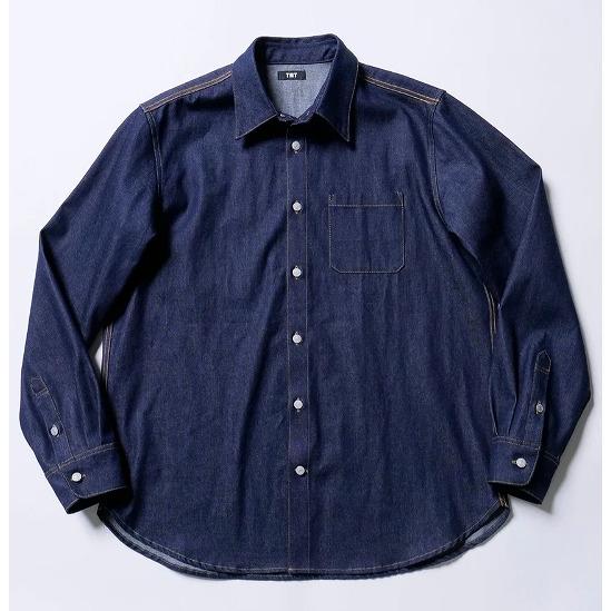 【TMT】WIDE 12oz DENIM SHIRTS（TSHF2408）(シャツ/SHIRTS/ト...