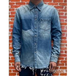 【TMTティーエムティー】10oz DENIM SHIRTS（ONE WASH）（TSHF2401）...