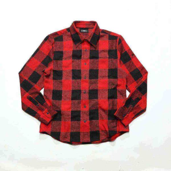 【TMTティーエムティー】BUFFALO CHECK SHIRTS　BLUE（TSHS25SP01）