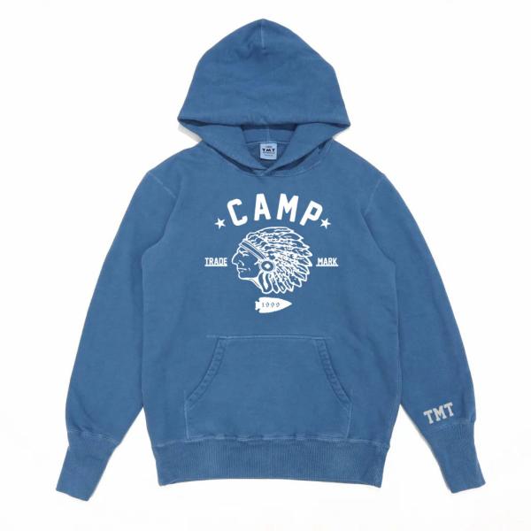【TMT/ティーエムティー】VINTAGE INDIGO DYE SWEAT HOODIE(indi...