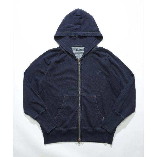 【TMT/ティーエムティー】ZIP UP PARKA (INDIGO）（TSWF2502）