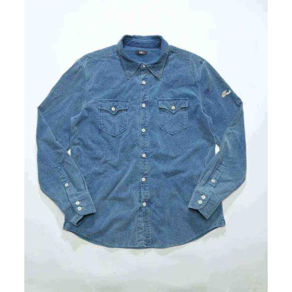 【TMTティーエムティー】コーデュロイウエスタンシャツ（TSHF2505）(2色）