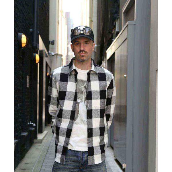 【TMTティーエムティー】BUFFALO CHECK SHIRTS　BLUE（TSHS25SP01）