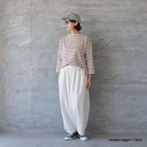 CUORE STORE|ガンジーネック ボーダ...の詳細画像1