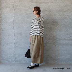 CUORE STORE|ガンジーネック ボーダ...の詳細画像2
