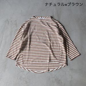 CUORE STORE|ガンジーネック ボーダ...の詳細画像3