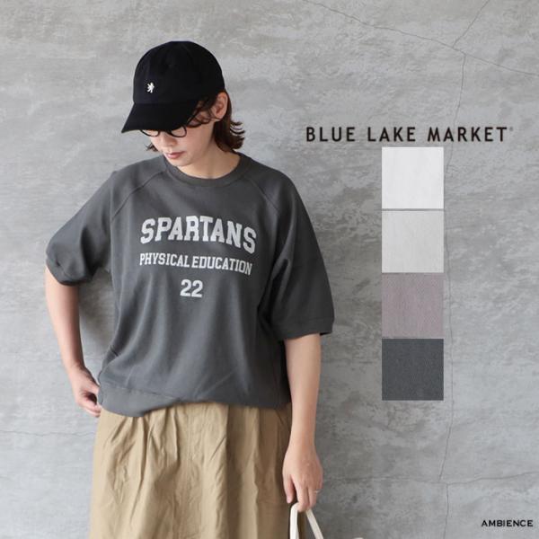 BLUE LAKE MARKET｜ラグランプリントプルオーバー "SPARTANS"