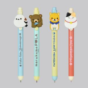 アミュキャラマスコットゲルボールペン(3本セット) / Amuchara mascot gel ball pen (set of 3)｜itempost