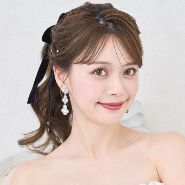 ビジューイヤリング/ピアス　WE01