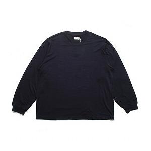 CAPERTICA カペルチカ ロンＴ 長袖 Tシャツ Super120s ウオッシャブルウール ネ...