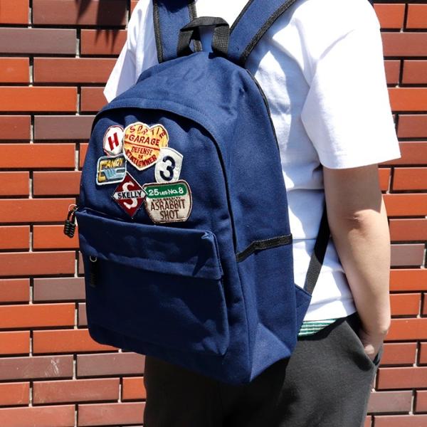 ワッペンいっぱい リュック