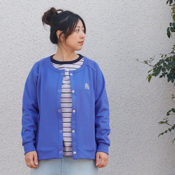 SA刺繍 スナップボタン カーディガン