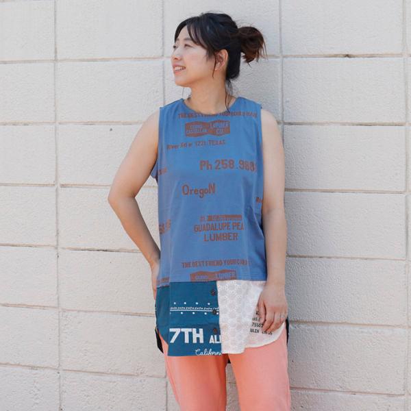 LIME inc 裾シャツ風切替え タントップ / 25SS