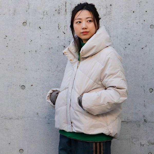 ストレッチ カシュネック ダウン