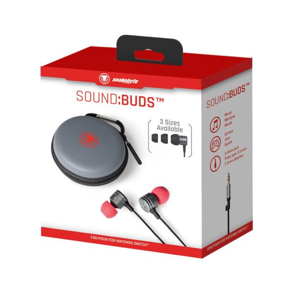 スネークバイト 任天堂 Switch カナル型ステレオイヤホン SOUND:BUDS サウンド:バッ...