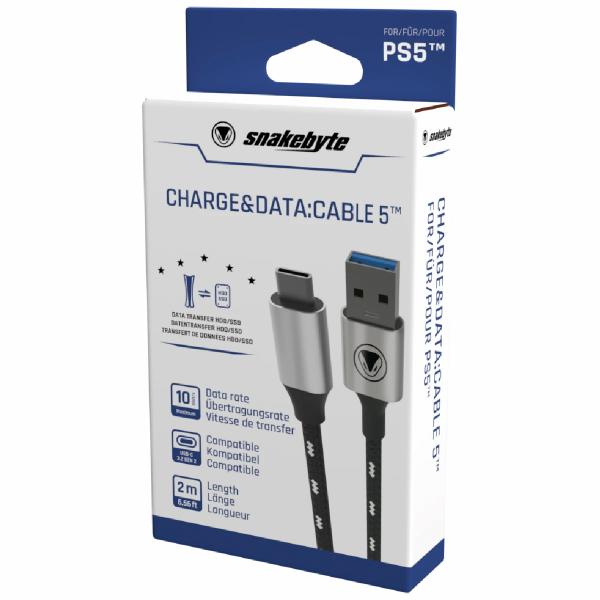 【互換品】スネークバイト 公式 SnakeByte CHARGE&amp;DATA:CABLE 5 (2M)...